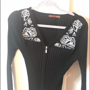 Belldini zipper down sweater. Size medium